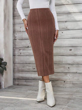 EMERY ROSE Women's Solid Color Simple Casual Skirt